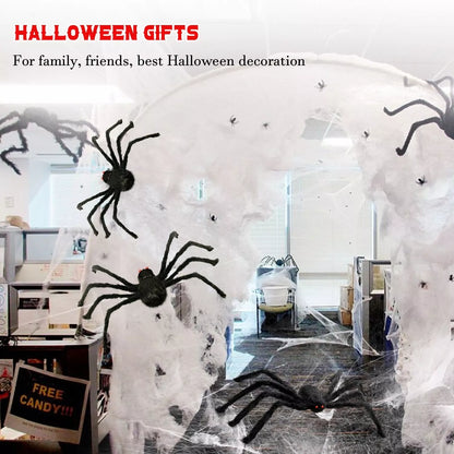 Healthadss ™ 35" Spider Halloween Decor Haunted House Prop Indoor Outdoor Giant Scary Party