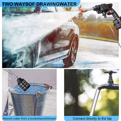 Healthadss ™ Cordless Electric High Pressure Water Spray Gun Portable Car Washer Cleaner Tool