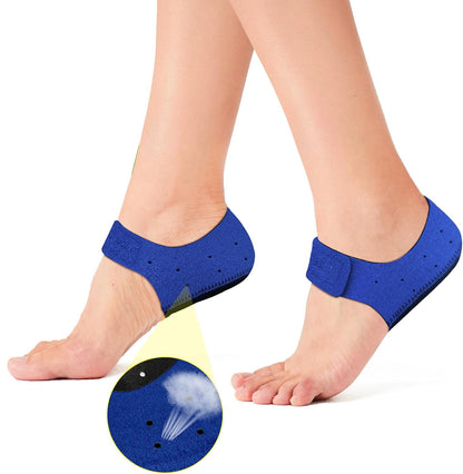 Healthadss ™ Heel Protector Cups,Heel Inserts Pads for Plantar Fasciitis Relief