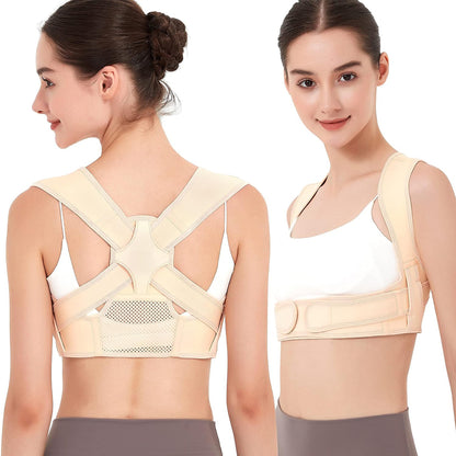 Healthadss ™Adjustable Posture Corrector,Breathable Back Brace for Back,shoulder and Spine Pain Relief