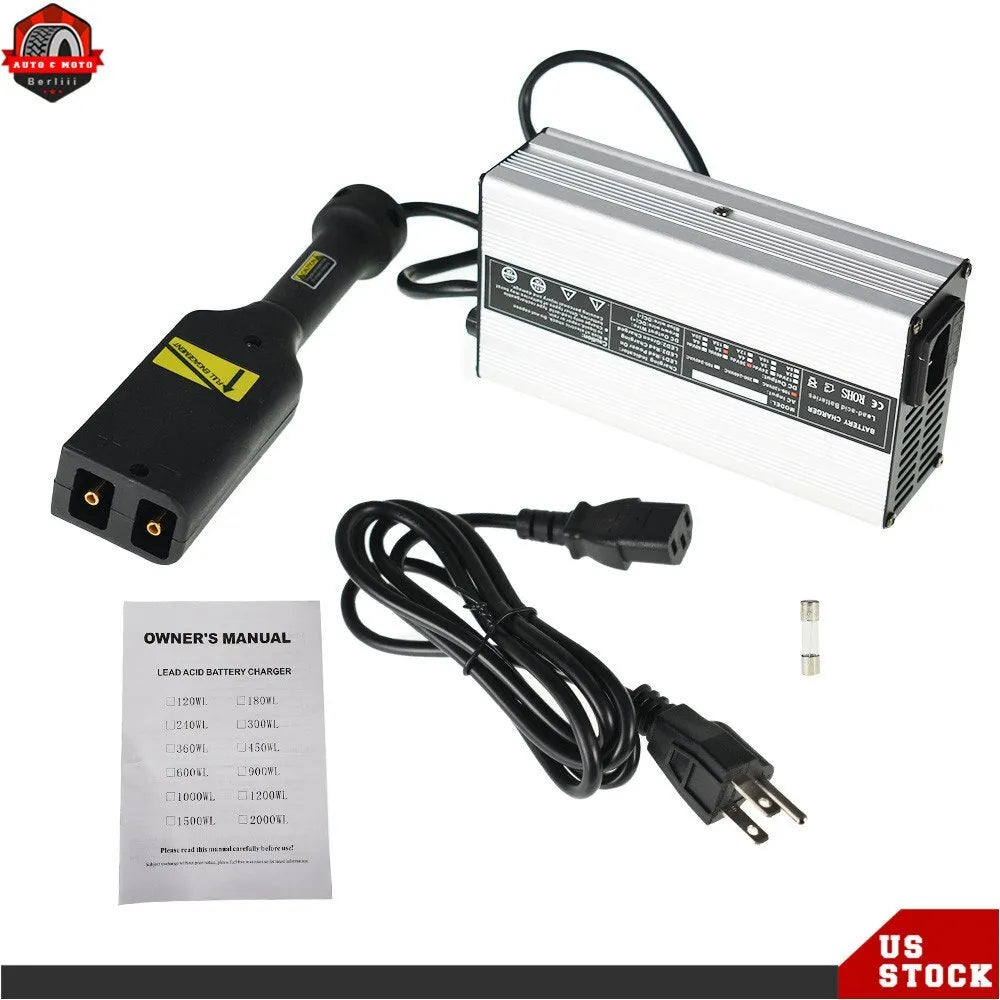 Healthadss ™ 36Volt Powerwise Golf Cart Battery Charger "D"-Style For EZGO Medalist TXT