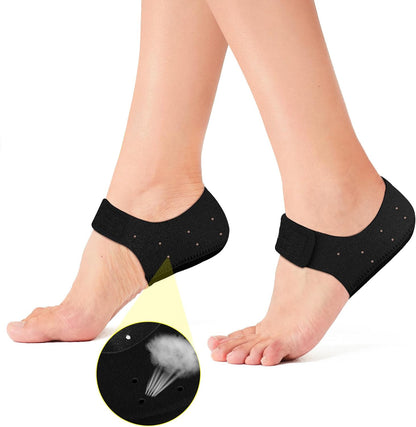 Healthadss ™ Heel Protector Cups,Heel Inserts Pads for Plantar Fasciitis Relief