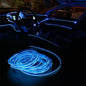 Healthadss ™ 2m Blue LED Car Interior Decorative Atmosphere Wire Strip Light Accessories