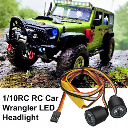 Healthadss ™ RC LED Lights Headlight Roof Light Lamp Spotlight for 1/10 RC Crawler Car SCX10