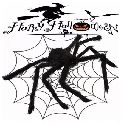 Healthadss ™ 35" Spider Halloween Decor Haunted House Prop Indoor Outdoor Giant Scary Party