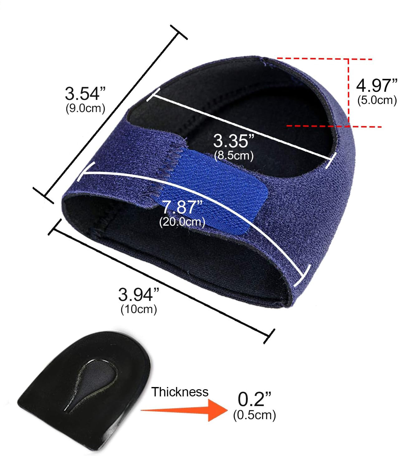 Healthadss ™Heel Support for Relieving Heel Pain