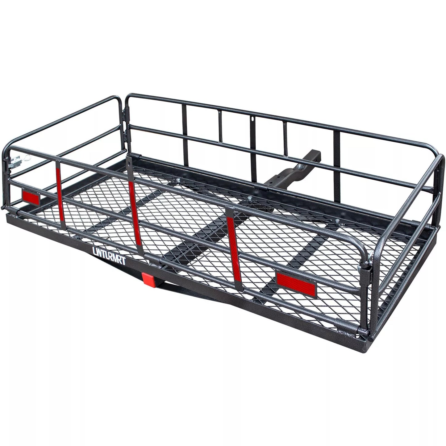 Healthadss ™500LBS Folding Trailer Hitch Mount Cargo Basket Luggage Rack Carrier For SUV Car