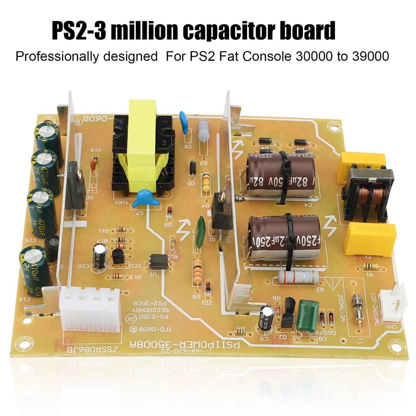 Healthadss ™ Power Supply Board Motherboard 30000 to 39000 for PS2 Fat Console Replacement