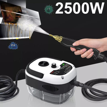 Healthadss ™ 2500W High Temp Pressurized Steam Cleaner Machine Kitchen Portable Handheld B0C6