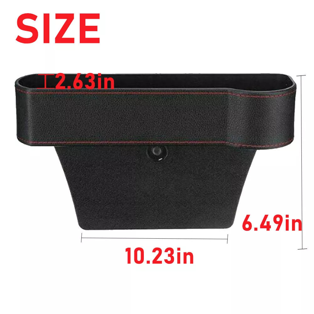 Healthadss ™2 x Car Van Seat Gap Catcher Filler Storage Box Pocket Organizer Holder Decorate