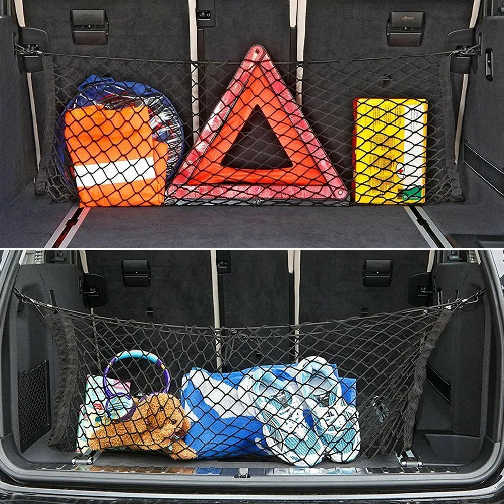 Healthadss ™ SUV Car Accessories Envelope Style Trunk Cargo Net Storage Organizer Universal