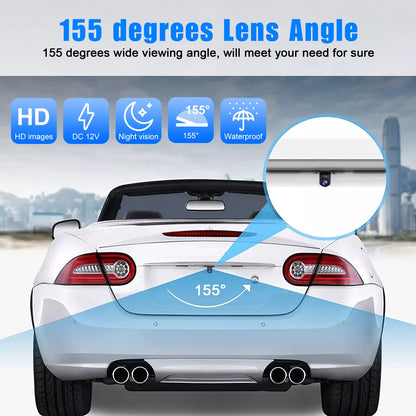 Healthadss ™ Universal Car Rear View Backup Reverse Camera Night Vision Waterproof CAM 155°