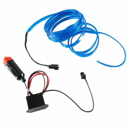 Healthadss ™ 2m Blue LED Car Interior Decorative Atmosphere Wire Strip Light Accessories