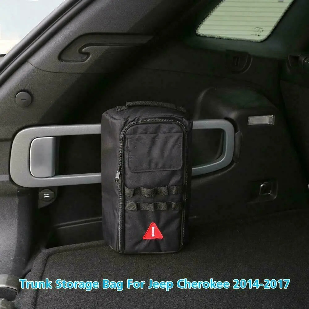 Healthadss ™ Car Trunk Storage Bag Organizer Tool Kit Pockets for Jeep Wrangler JK & Cherokee