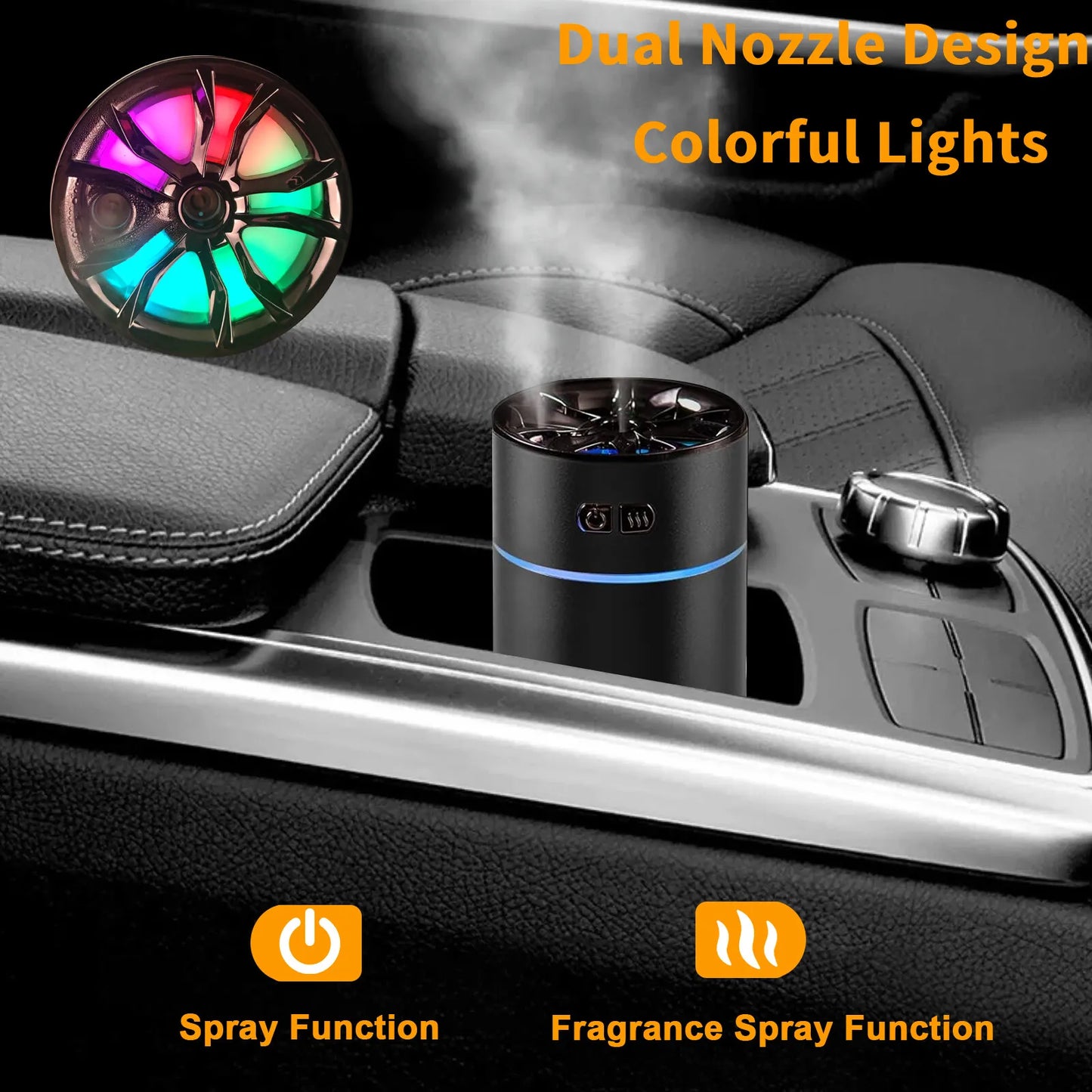 Healthadss ™ Essential Aroma Oil Diffuser for Large Room Car Ultrasonic Aromatherapy 300 ml