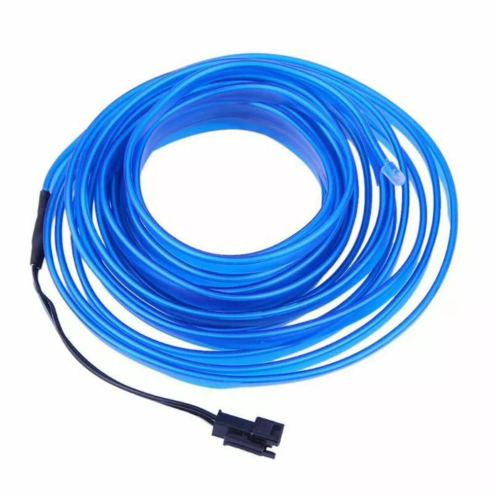 Healthadss ™ 2m Blue LED Car Interior Decorative Atmosphere Wire Strip Light Accessories