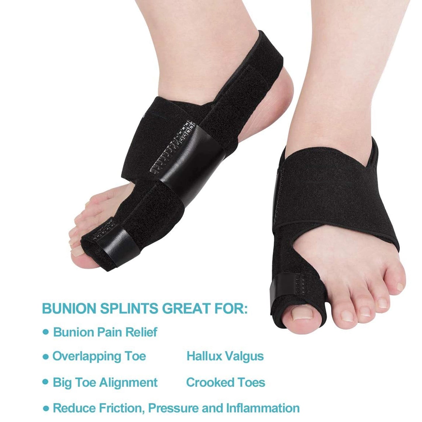 Healthadss ™ Bunion Corrector with 2 Pack Gel Toe Separators