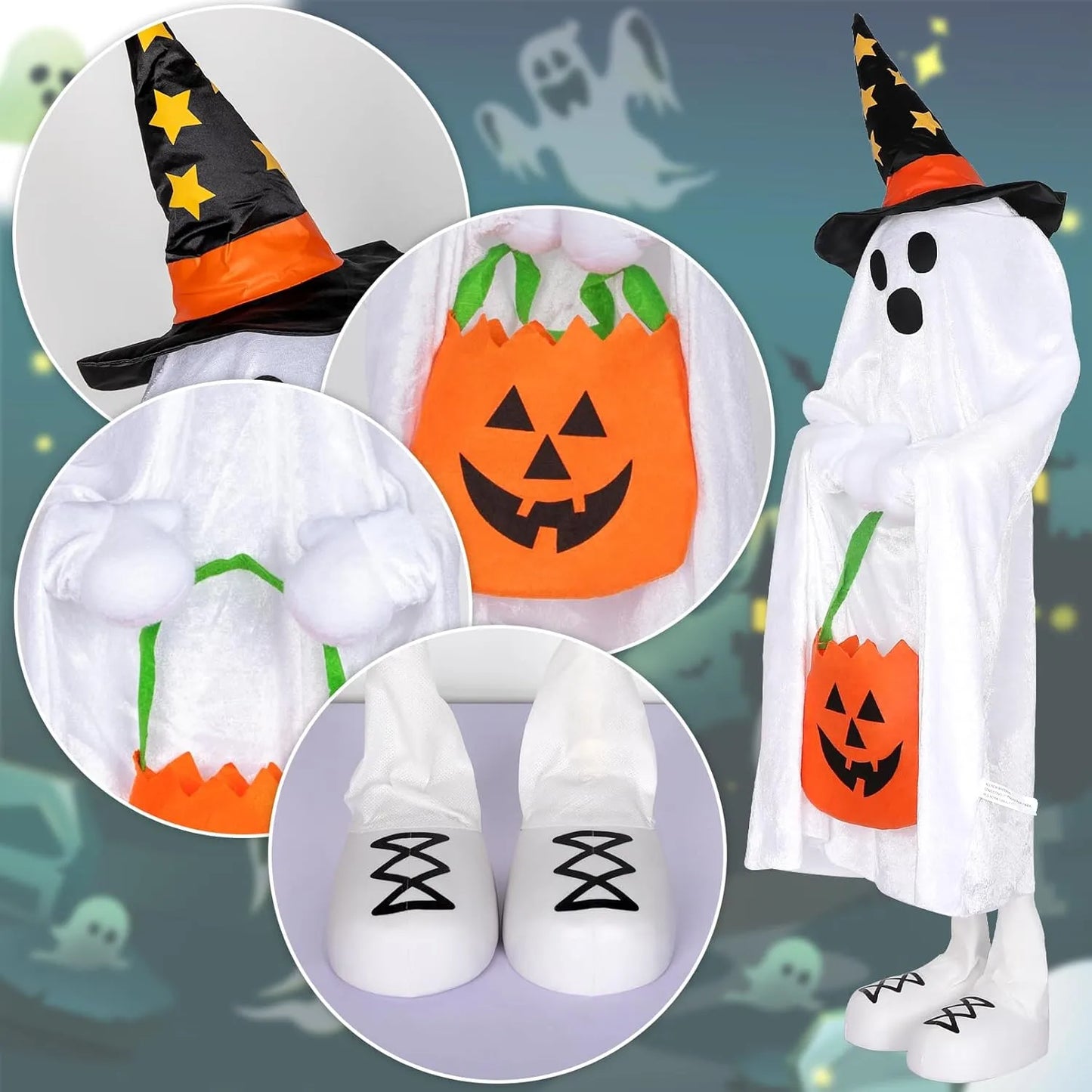 Healthadss ™ Halloween Decorations Light Up Ghost