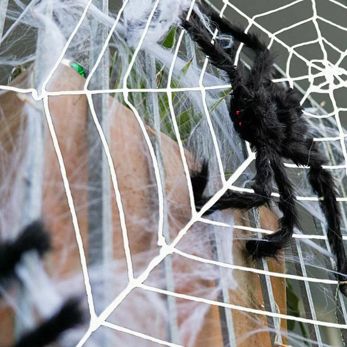 Healthadss ™ 35" Spider Halloween Decor Haunted House Prop Indoor Outdoor Giant Scary Party