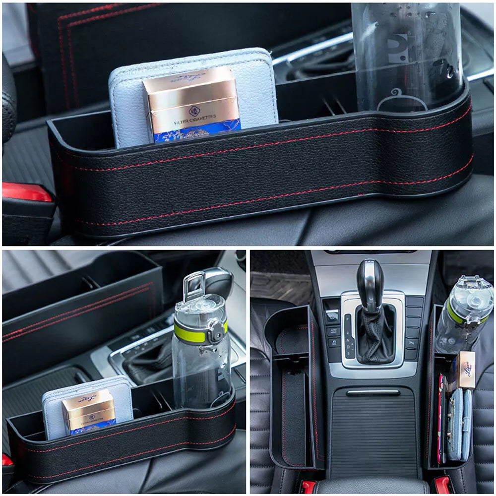 Healthadss ™2 x Car Van Seat Gap Catcher Filler Storage Box Pocket Organizer Holder Decorate