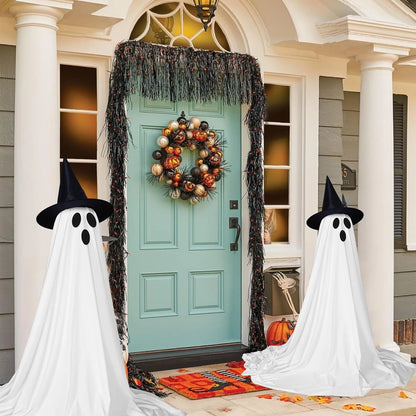 Healthadss ™ 2 Packs Halloween Decorations Outdoor with Remote Control String Lights