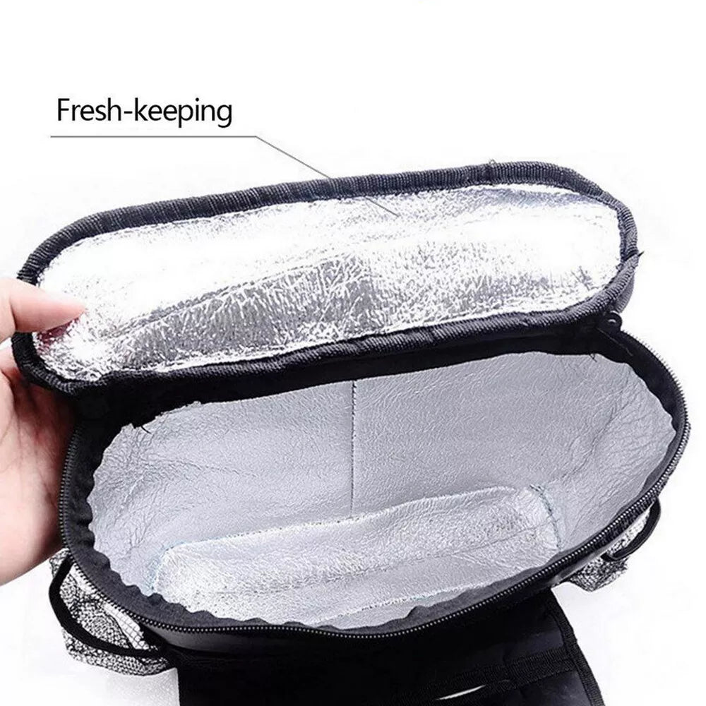 Healthadss ™ Car Seat Back Storage Bag Organizer Holder Food Drink Keep Warm/Cold Pocket Bag