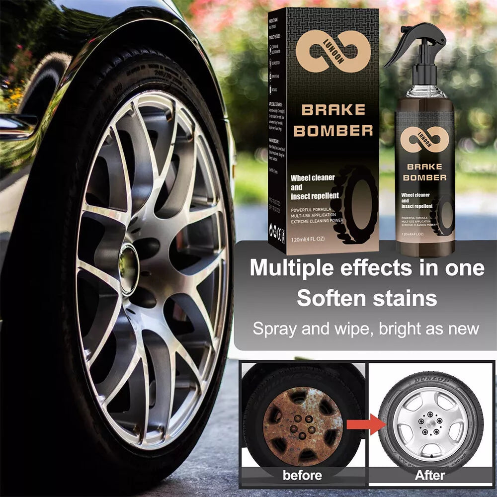 Healthadss ™ 6 Set Stealth Garage Brake Bomber Non-Acid Wheel Cleaner for Cleaning Wheels