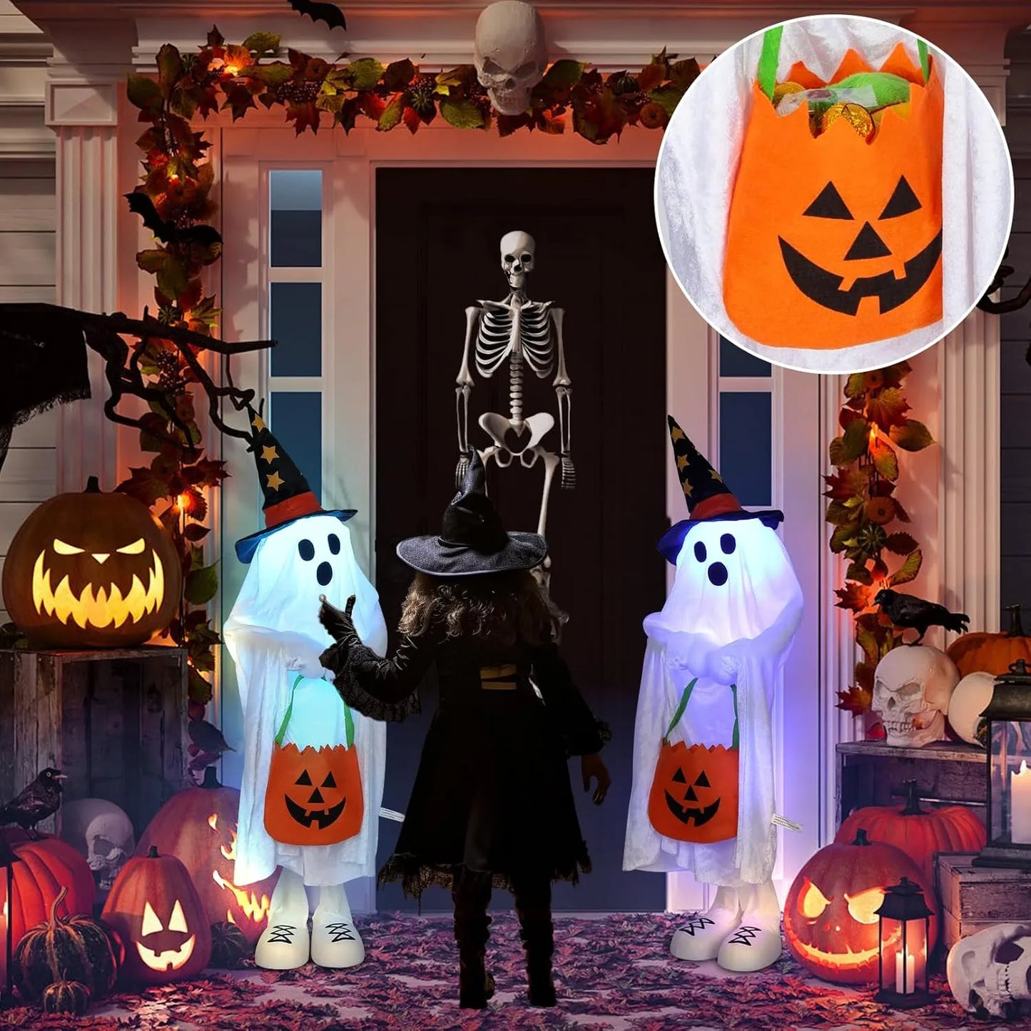 Healthadss ™ Halloween Decorations Light Up Ghost