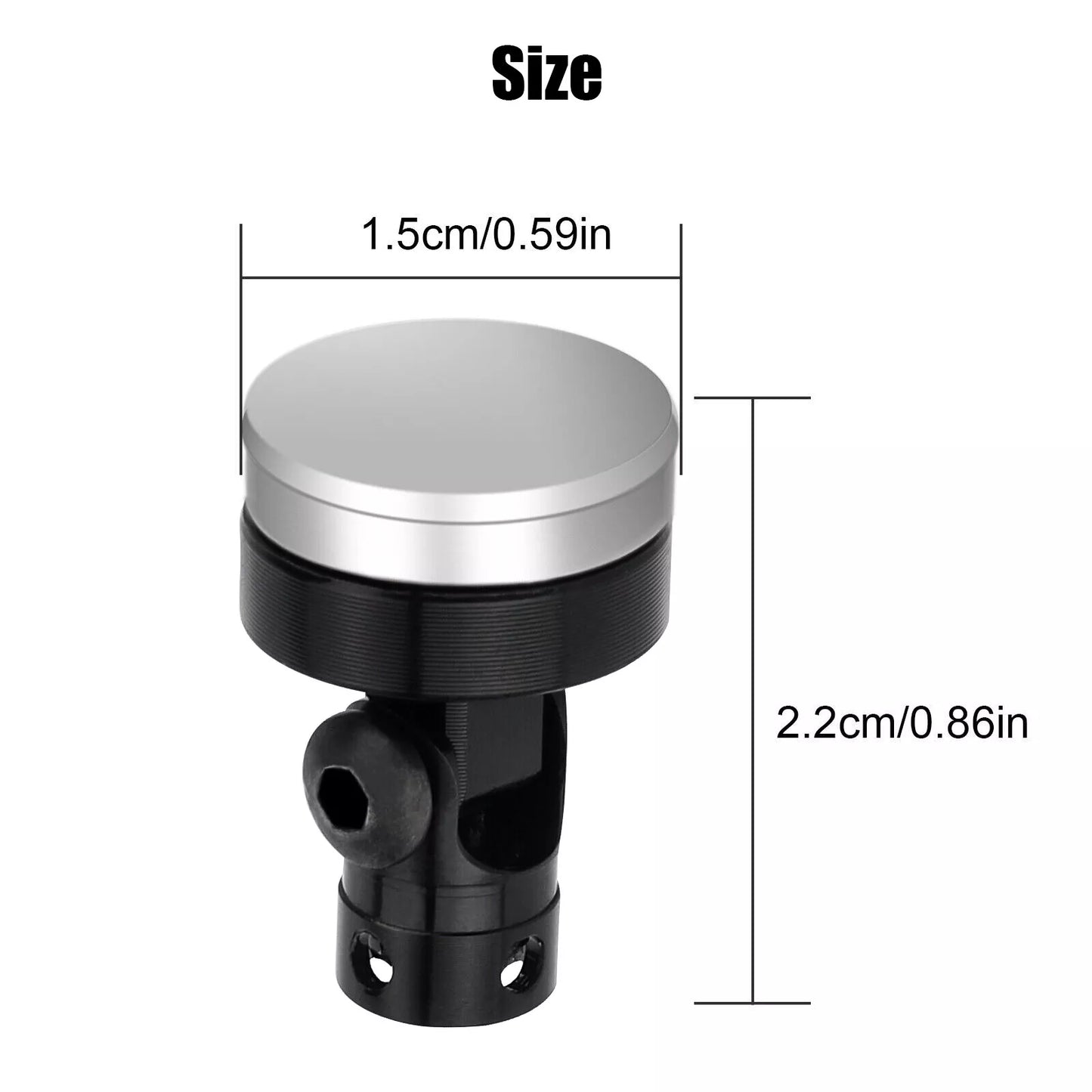 Healthadss ™ 4Pcs Magnetic Invisible Body Post Mount Holder for 1/8 1/10 AXIAL SCX10 RC Car