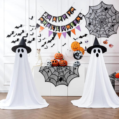 Healthadss ™ 2 Packs Halloween Decorations Outdoor with Remote Control String Lights