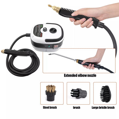 Healthadss ™ 2500W High Temp Pressurized Steam Cleaner Machine Kitchen Portable Handheld B0C6