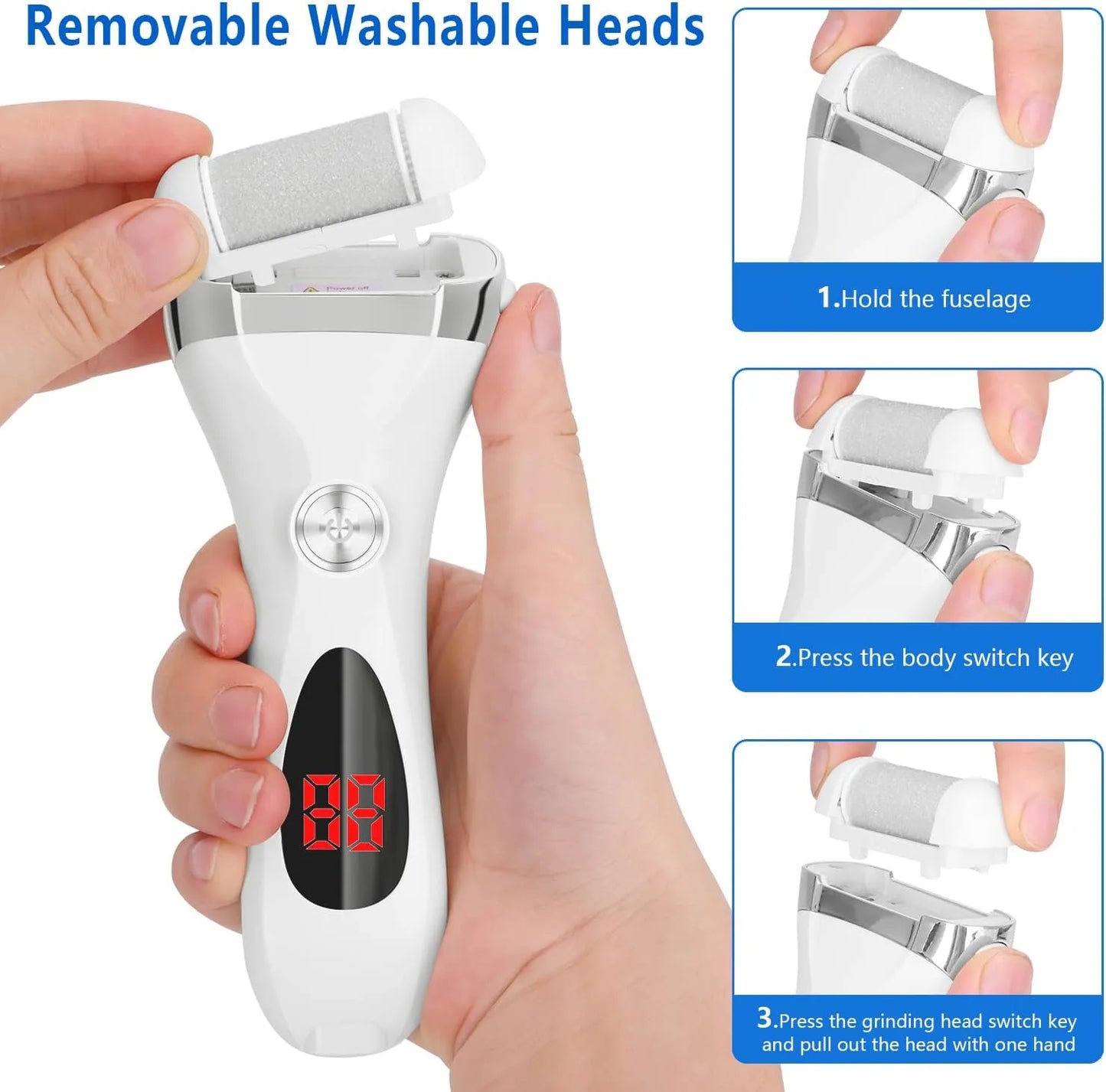 Healthadss ™ Electric Foot Callus Remover Kit