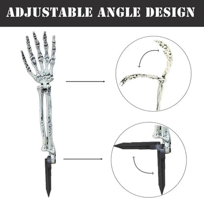 Healthadss ™  6 PC Realistic Skeleton Arm Stakes Halloween Decorations