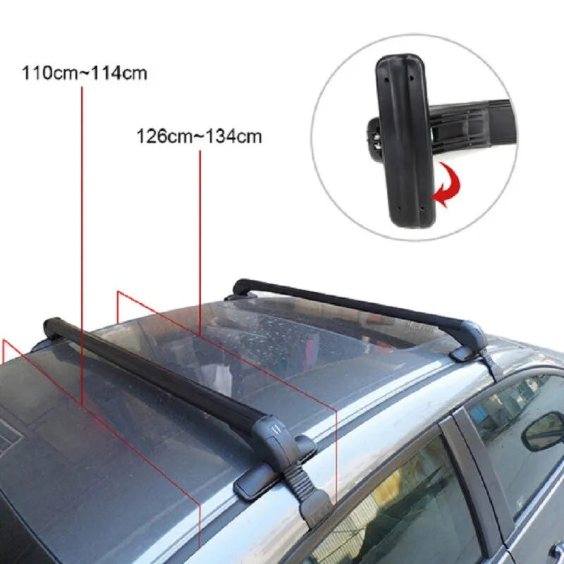 Healthadss ™ 43.3" Car Top Roof Rack Cross Bar Luggage Carrier For Honda Civic 2006-2021 2022