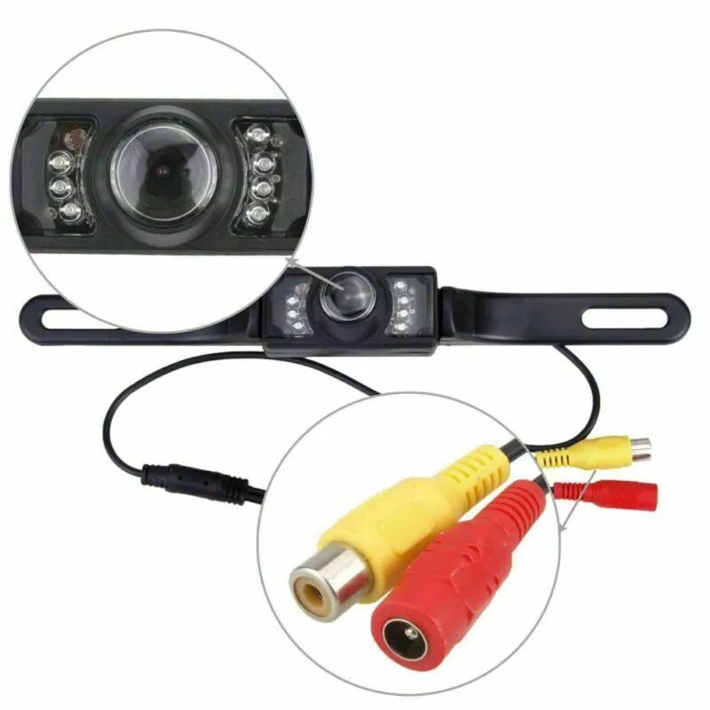 Healthadss ™ Rear View Car Back Up Camera License Plate For Pioneer Stereo Proof Night Vision