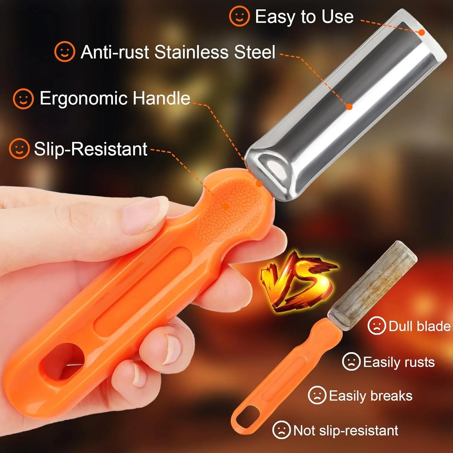 Healthadss ™ 15 PCS Pumpkin Carving Tools with LED Candles