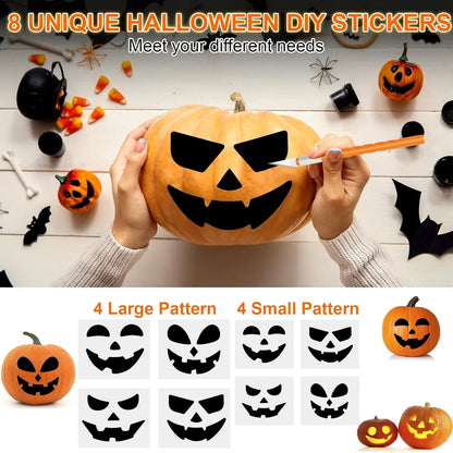 Healthadss ™ 15 PCS Pumpkin Carving Tools with LED Candles