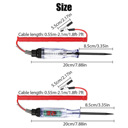 Healthadss ™ 2X 6-24V Digital Electric Voltage Circuit Tester Automotive Test Light Car Truck