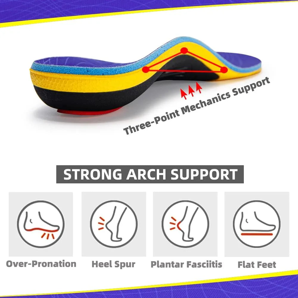 Healthadss ™ Heavy Duty Support Pain Relief Orthotics - 220+ lbs