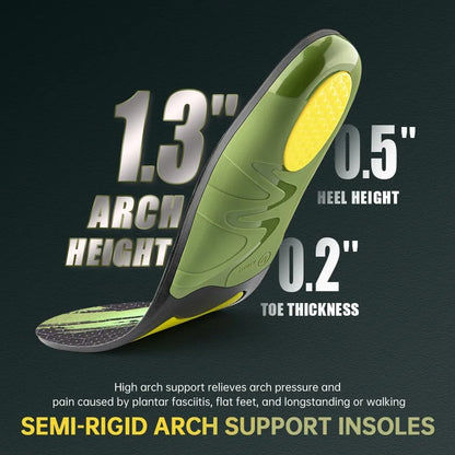 Plantar Fasciitis High Arch Support Insoles