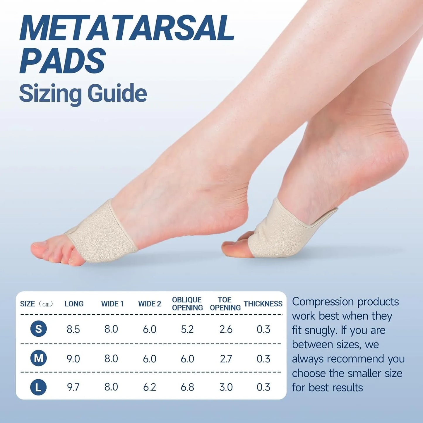 Healthadss ™ 2 Pairs Metatarsal Pads