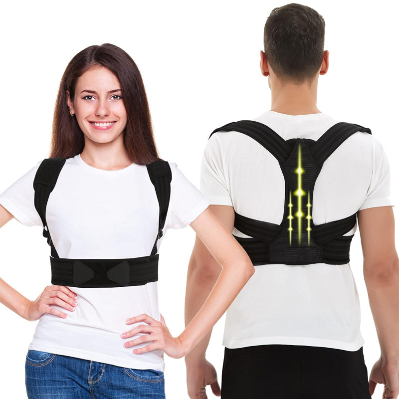 Healthadss ™ Posture Corrector,Adjustable Upper Back Brace