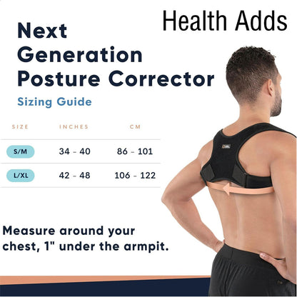 Healthadss ™ Adjustable Posture Corrector,Orthopedic Brace for Pain Relief