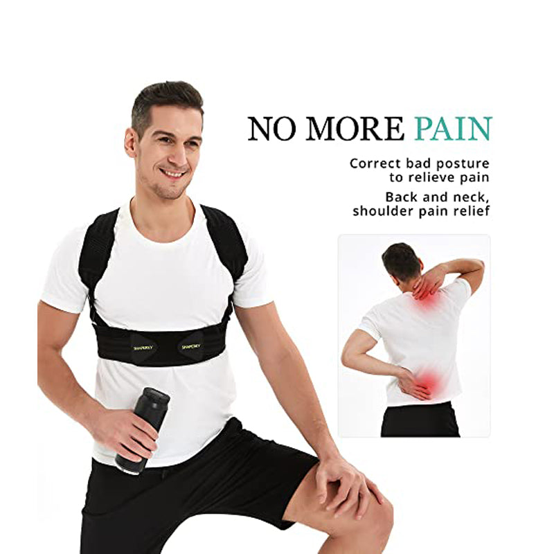 Healthadss ™ Posture Corrector,Adjustable Upper Back Brace