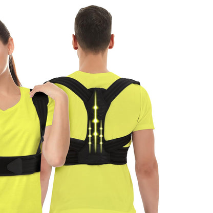 Healthadss ™ Posture Corrector,Adjustable Upper Back Brace