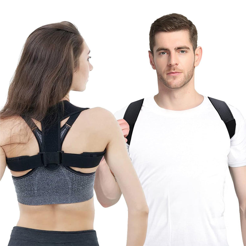 Healthadss ™ Posture Corrector,Adjustable Upper Back Brace